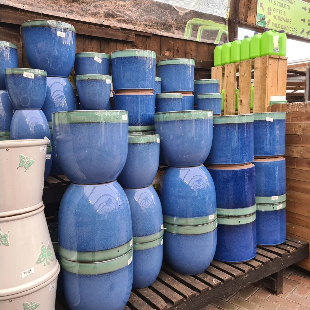 Woodlodge 26cm Sapphire Two Tone Egg Pot 4 Woodlodge 26cm Sapphire Two Tone Egg Pot - Image 2