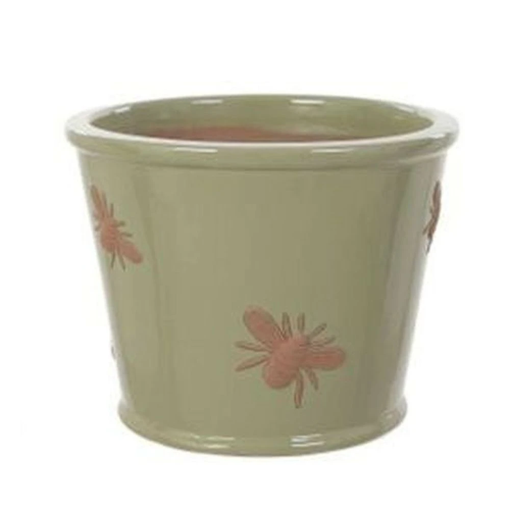 Woodlodge 38cm Green Bee Planter 3 Woodlodge 38cm Green Bee Planter