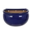 Woodlodge 26cm Blue Glazed Blossom Wall Pot -PlantCraft Sales Shop 5021346436006