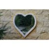 Woodlodge 52cm Wooden Solar Heart Mirror -PlantCraft Sales Shop 5021346491944