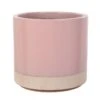 Woodlodge 38cm Pastel Pink Glazed Pot -PlantCraft Sales Shop 5021346501872