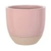 Woodlodge 26cm Pastel Pink Glazed Egg Pot 1 Woodlodge 26cm Pastel Pink Glazed Egg Pot -PlantCraft Sales Shop 5021346502015