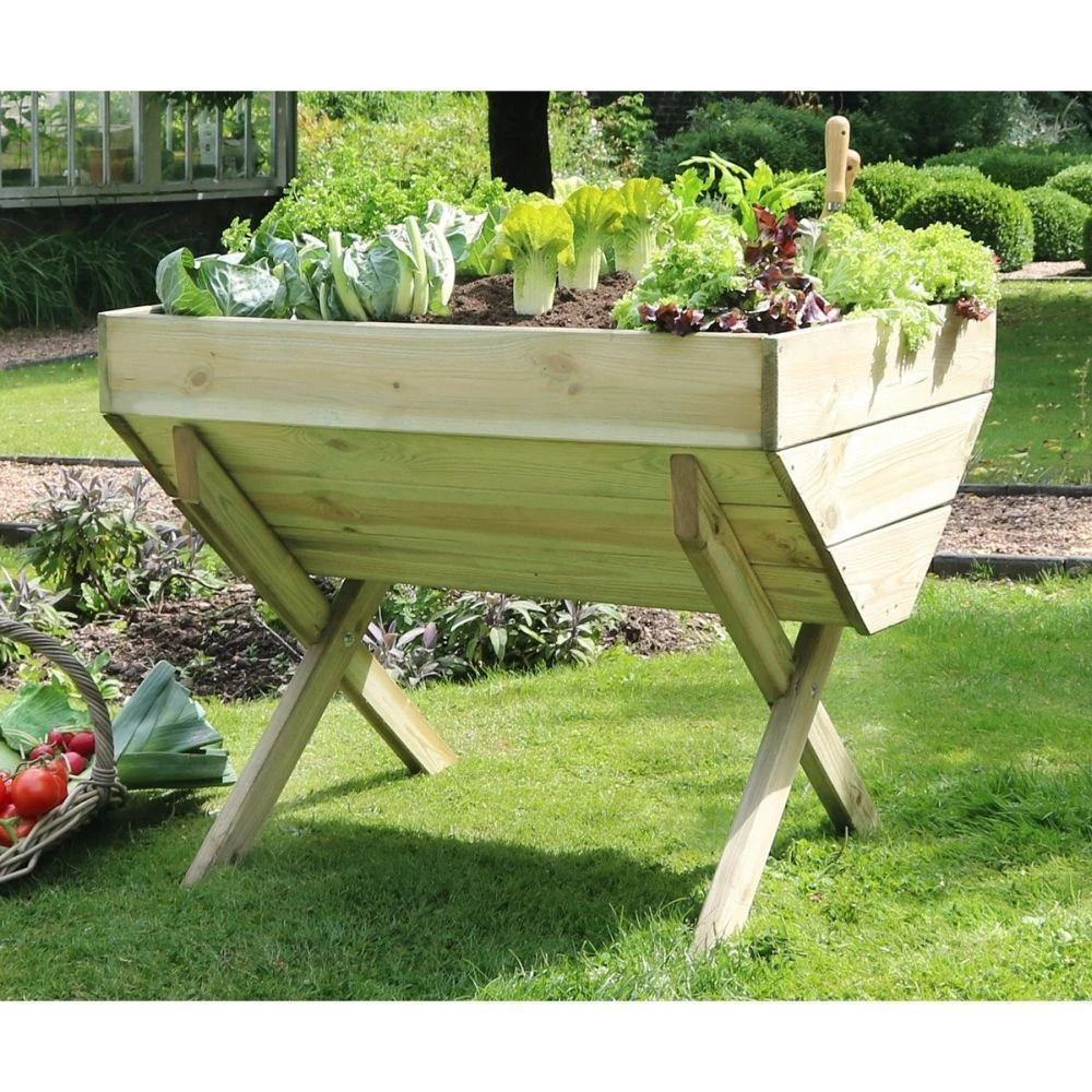 Zest 4 Leisure 1m Wooden Vegetable Bed 4 Zest 4 Leisure 1m Wooden Vegetable Bed - Image 2