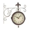 Outside In 5.5" York Double-Sided Station Clock & Thermometer 2 Outside In 5.5" York Double-Sided Station Clock & Thermometer -PlantCraft Sales Shop 5050642006293