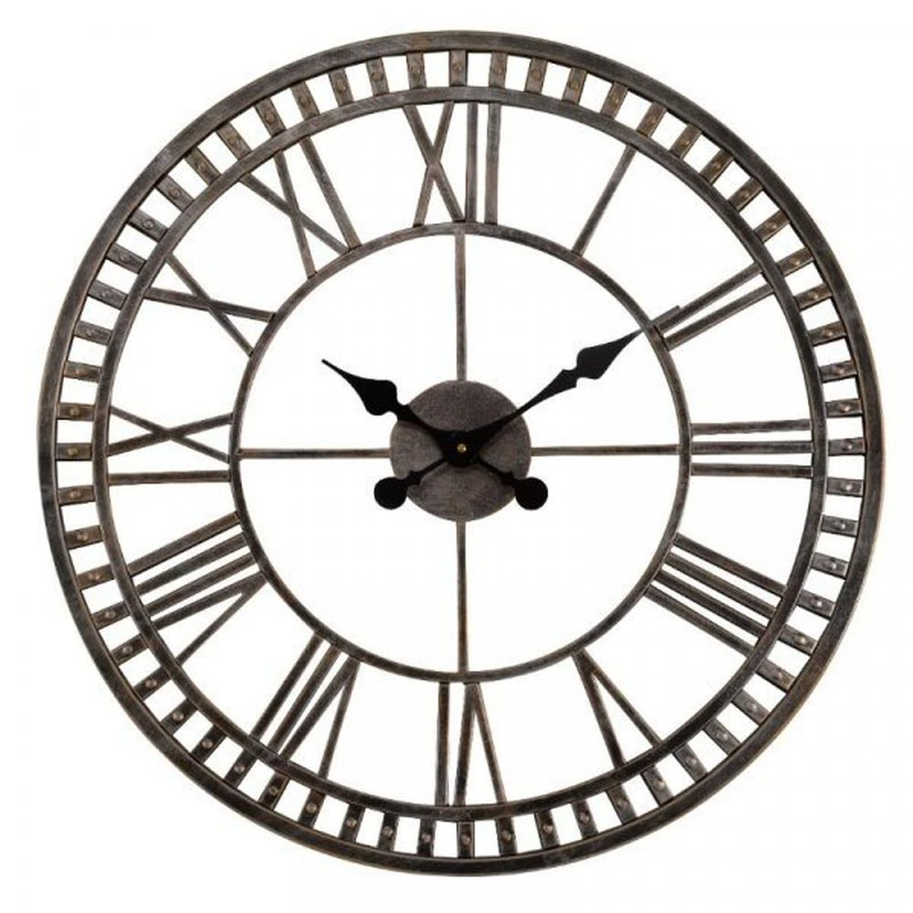Outside In 23" Buxton Metal Wall Clock 3 Outside In 23" Buxton Metal Wall Clock