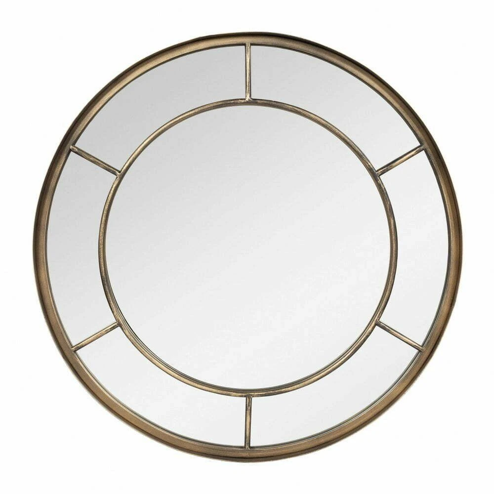 La Hacienda 60cm Valencia Round Steel Indoor/Outdoor Mirror 3 La Hacienda 60cm Valencia Round Steel Indoor/Outdoor Mirror