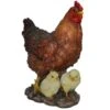 Vivid Arts 35cm Standing Hen With Chicks - XRL-HFAM-B -PlantCraft Sales Shop 5055195016751