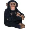 Vivid Arts 36cm Mother And Baby Chimp - XRL-CHM8-B 1 Vivid Arts 36cm Mother And Baby Chimp - XRL-CHM8-B -PlantCraft Sales Shop 5055195035974